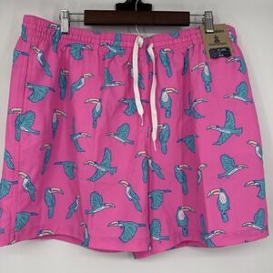 NWT Chubbies Men Classic Swim Trunks 5.5" The Toucan Do Its Mesh Boardshorts XXL